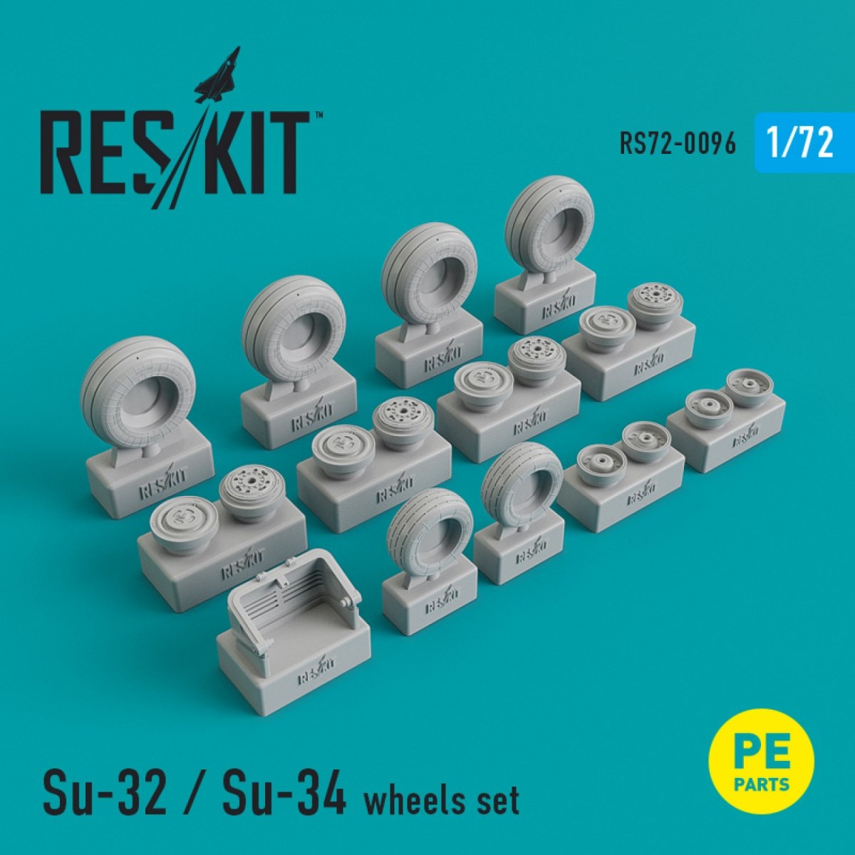 RESKIT RS72-0096 SU-32/SU-34 WHEELS SET 1/72