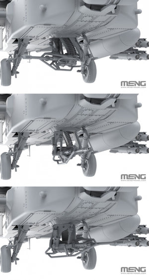 Meng Model QS-005S AH-64 D Saraf - Heavy Attack Helicopter (Israeli Air Force) with Figures 1/35 – zdjęcie 9