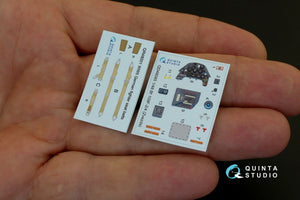 Quinta Studio QD48085 Bf 109F-2/F-4 3D-Printed &amp;amp; colored Interior on decal paper (for Zvezda kit) 1/48 – image 2