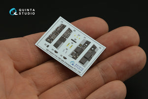 Quinta Studio QDS+48347 FA-18D late 3D-Printed coloured Interior on decal paper (Hasegawa) (with 3D-printed resin parts) (Small version) 1/48 – zdjęcie 14