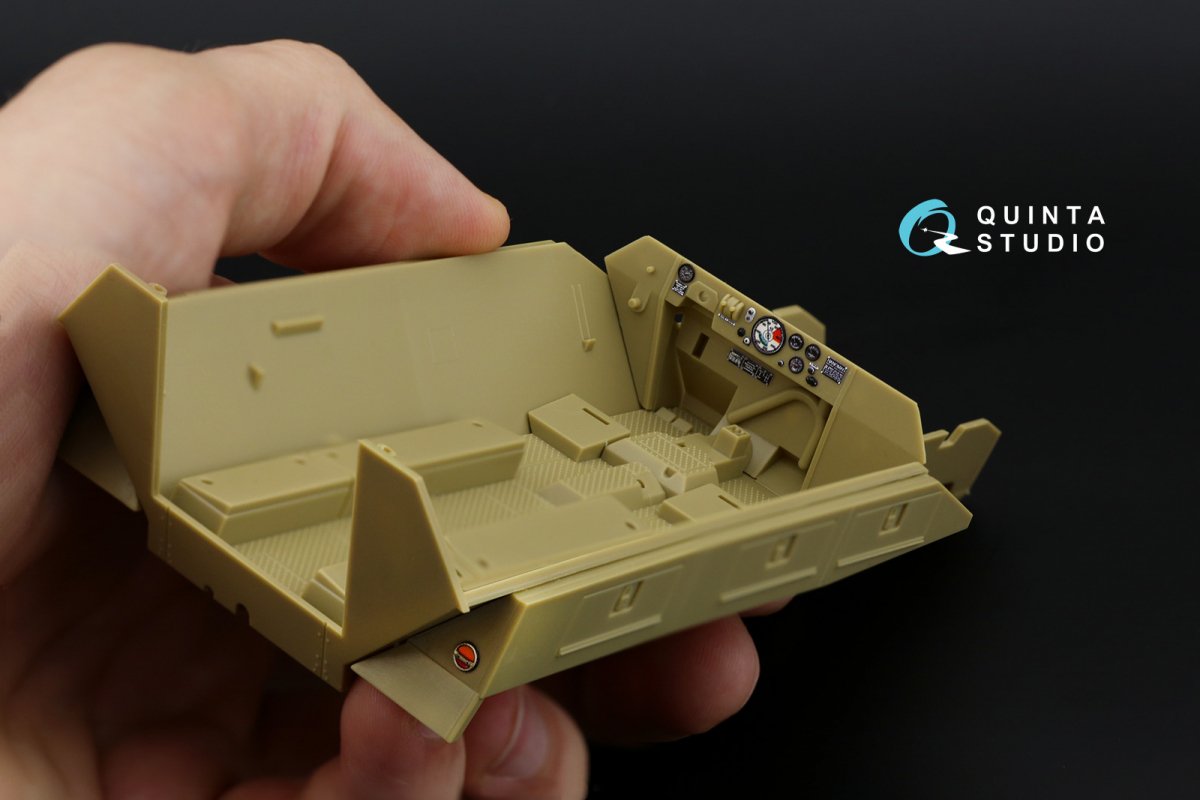 Quinta Studio QD35050 SD.KFZ.251 Family 3D-Printed &amp;amp; coloured Interior on decal paper ( Tamiya ) 1/35 – zdjęcie 5