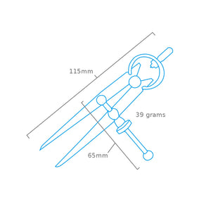 Modelcraft PDV6711-3 Divider &amp;amp; Calipers (75mm) – zdjęcie 2
