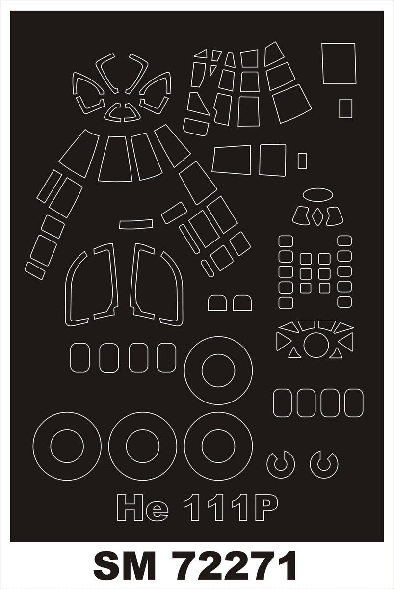 Montex SM72271 He-111P AIRFIX 1/72