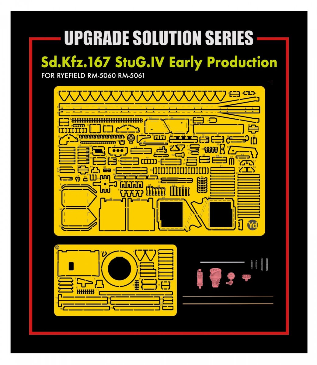 Rye Field Model 2025 Upgrade set for 5060&amp;amp;5061 StuG.IV Early Production 1/35 – zdjęcie 2