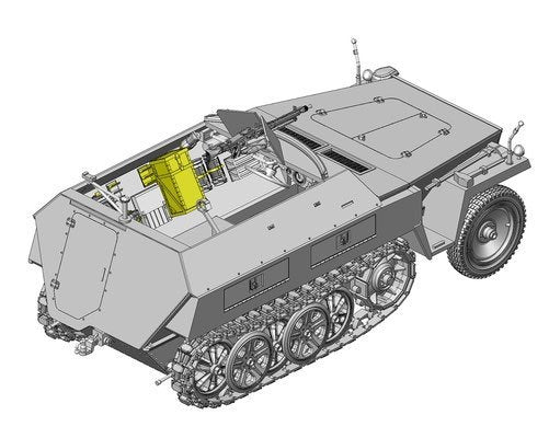 Das Werk DW35029 le.SPW Sd.Kfz.250/1 Ausf.B (neu) 1/35 – zdjęcie 6