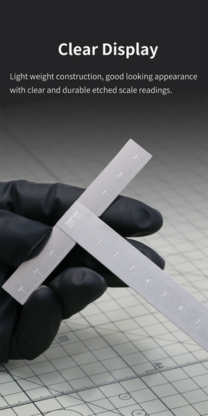 DSPIAE SST-01 Stainless Steel T-Ruler – Bild 3