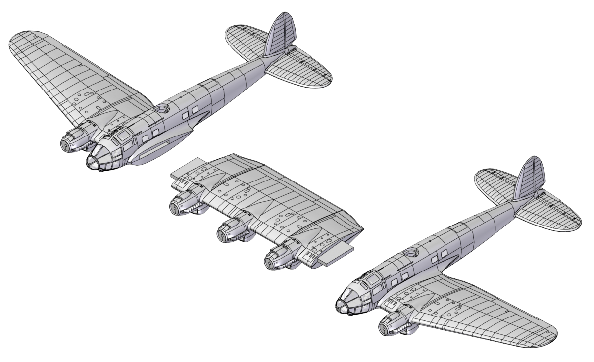 Roden 346 Heinkel He 111Z-1 Zwilling 1/144 – image 3