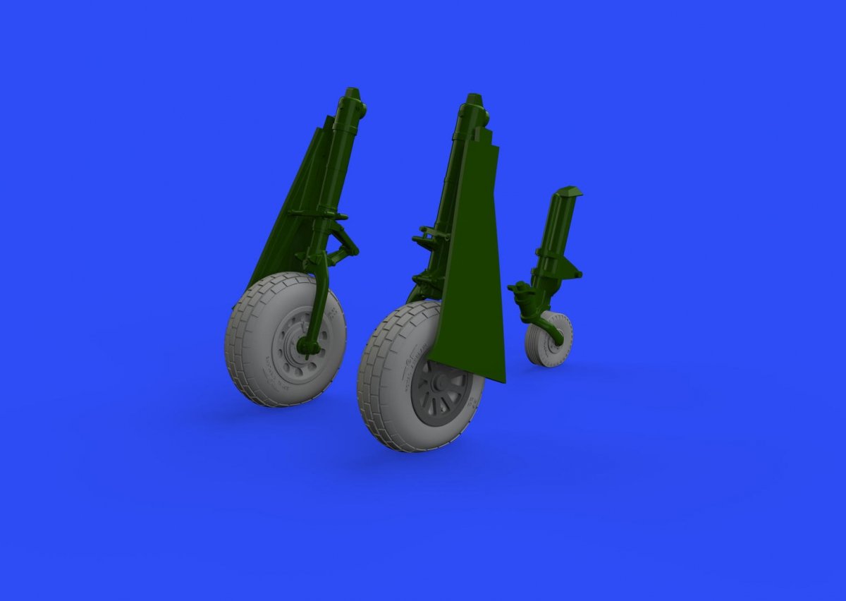Eduard 648505 P-51D wheels block tread 1/48 EDUARD