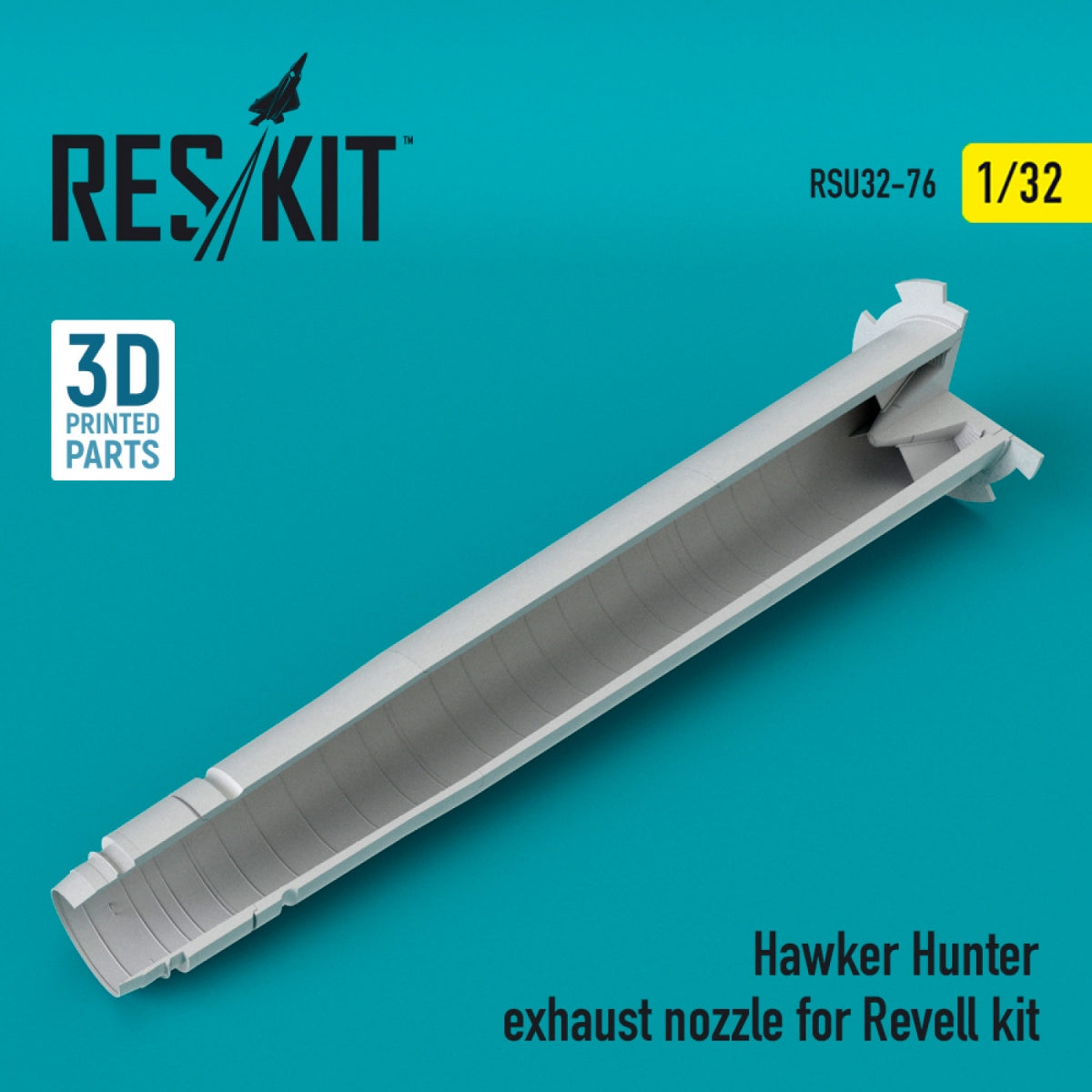 RESKIT RSU32-0076 BUSE D&amp;#39;ÉCHAPPEMENT HAWKER HUNTER POUR MAQUETTE REVELL 1/32 – image 2