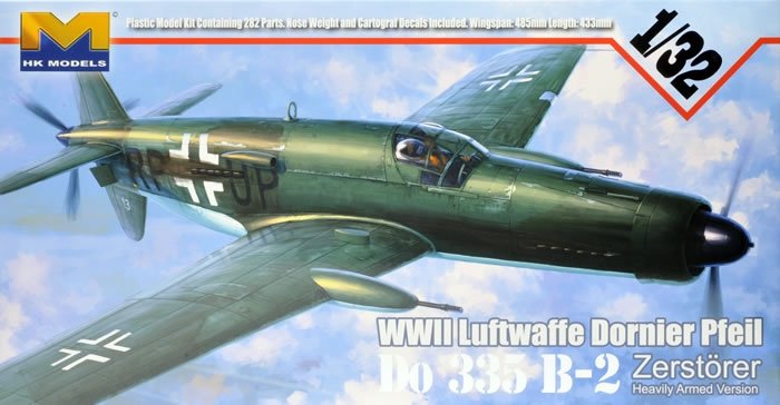 HK Models 01E07 Dornier Do-335 B-2 Zerstorer Pfeil 1/32
