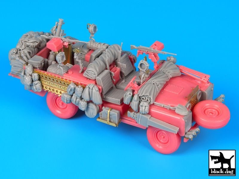 Black Dog T35117 Land Rover Pink Panther accessories set 1/35 – image 4