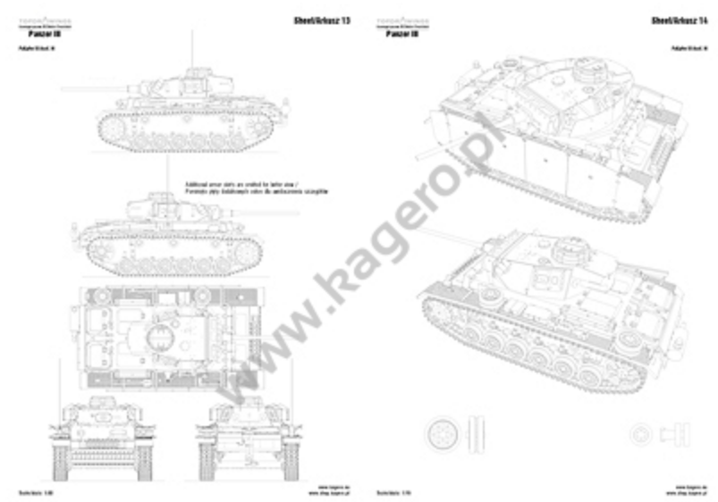 Kagero 7093 Panzer III Ausf. J/L/M/K EN/PL – zdjęcie 3