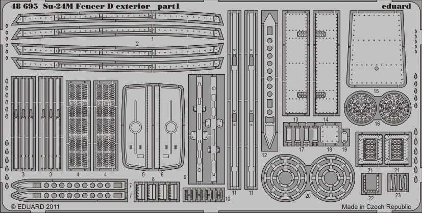 Eduard 48695 Su-24M Fencer D exterior 1/48 Trumpeter – zdjęcie 2