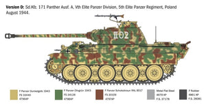 Italeri 0270 SD.KFZ. 171 PANTHER AUSF. A 1/35 – zdjęcie 7