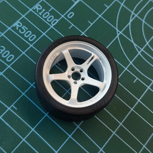 Yamamoto YMPRIM21 Advan Racing GT 4 18&amp;quot; + Tyres 1/24 – zdjęcie 5