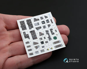 Quinta Studio QD48048 F-14A 3D-Printed &amp;amp; coloured Interior on decal paper (for Tamiya kit) 1/48 – zdjęcie 5