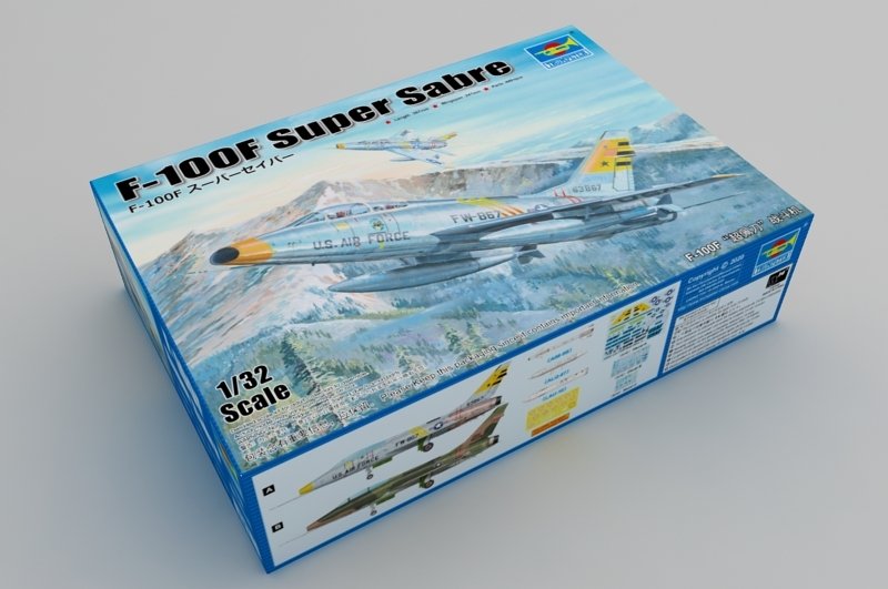 Trumpeter 02246 F-100F Super Sabre 1/32 – zdjęcie 2
