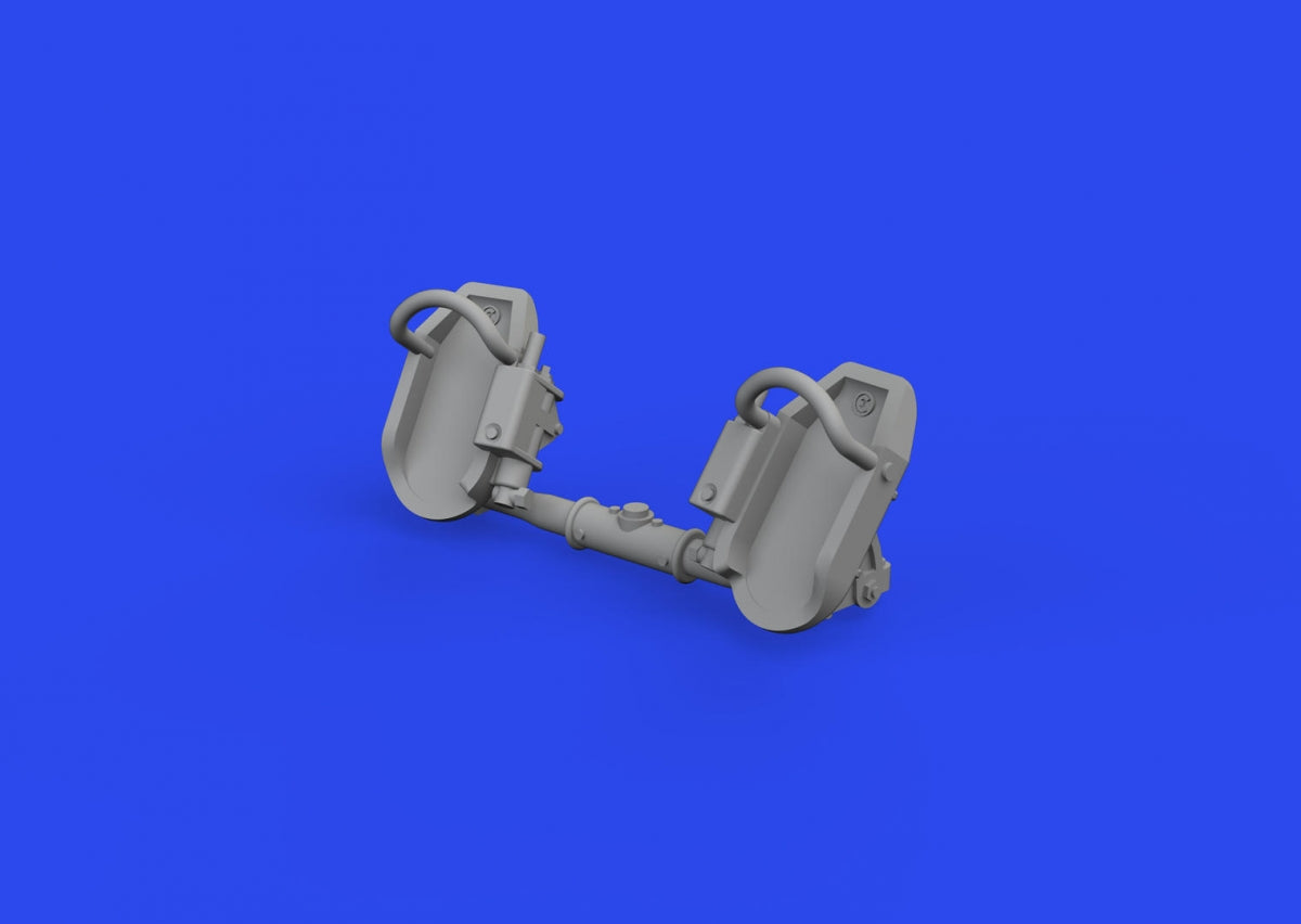 Eduard 672319 Bf 109E rudder pedals early PRINT 1/72 – zdjęcie 2