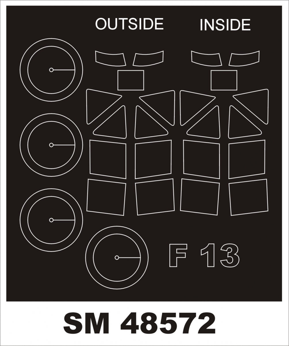 Montex SM48572 JUNKERS F-13 for MINIART 1/48