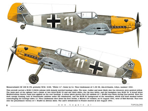 Kagero 15034 Messerschmitt Bf 109s over the Mediterranean Part I (decals) EN/PL – image 3