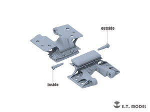 E.T. Model P35-062 WWII German Sd.Kfz.9 18t FAMO Sagged front wheels and Workable Track 1/35 – zdjęcie 3