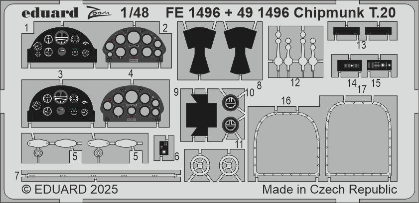 Eduard 491496 Chipmunk T.20 AIrfix 1/48 – zdjęcie 2