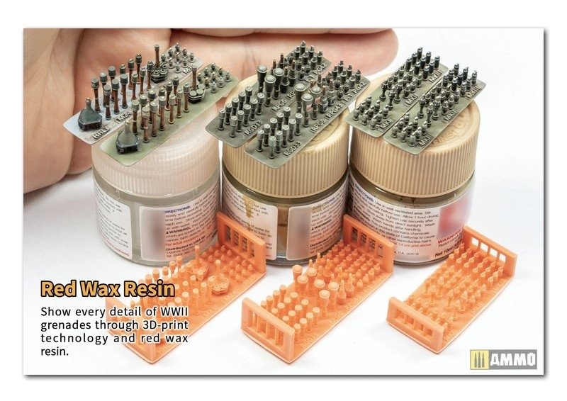 Liang 0421 3D-Print Russia Grenade WWII x 58 1/35 – zdjęcie 3