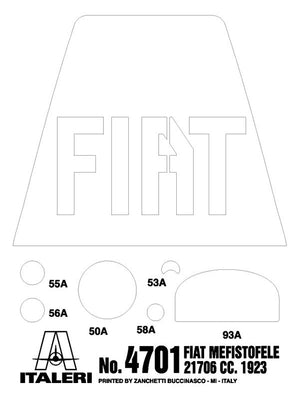Italeri 4701 FIAT MEFISTOFELE 21706 c.c. 1/12 – zdjęcie 22