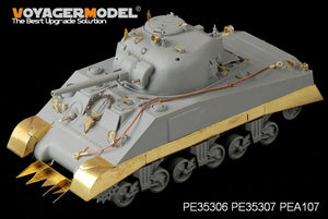 Voyager Model PE35307 WWII US army M4 Mid Tank Skirts For DRAGON 6511 and 6579 1/35 – imagen 2