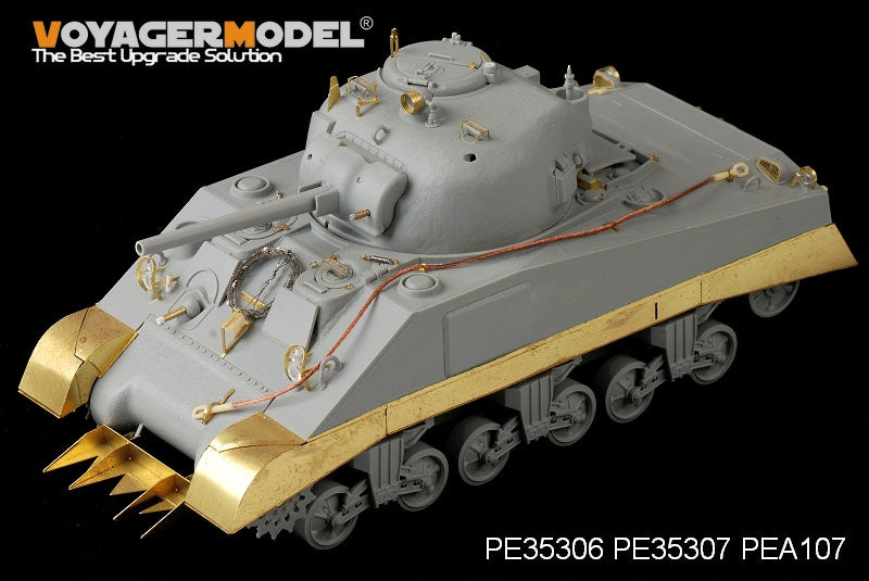 Voyager Model PE35307 WWII US army M4 Mid Tank Skirts For DRAGON 6511 and 6579 1/35 – imagen 2