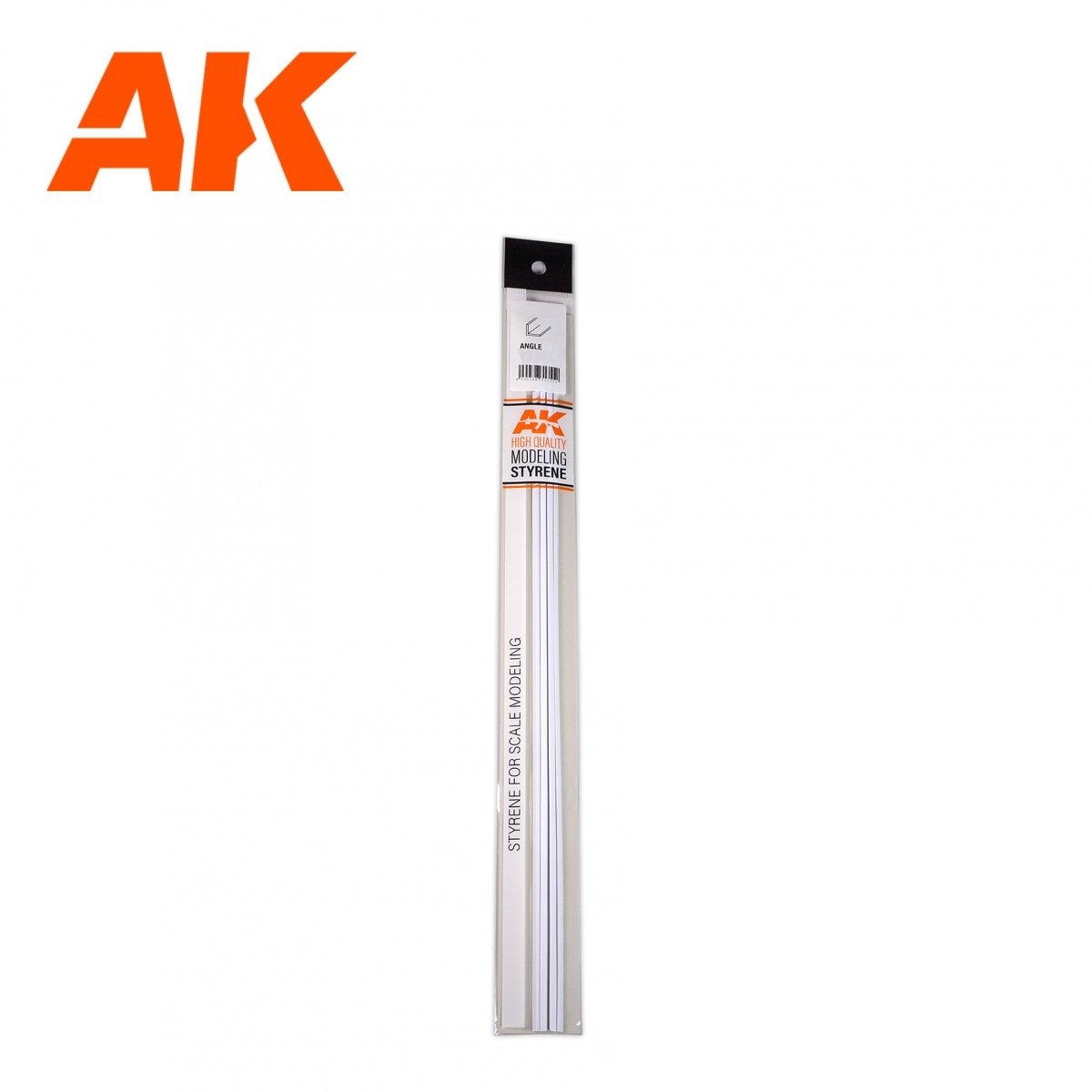 AK Interactive AK6561 ANGLE 3.0 X 3.0 X 350MM – STYRENE ANGLE – (4 UNITS) – zdjęcie 3