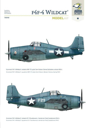Arma Hobby 70048 F4F-4 Wildcat® Model Kit 1/72 – zdjęcie 5