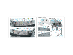 Quinta Studio QDS-48474 A-10C 3D-Printed colored Interior on decal paper (GWH) (Small version) 1/48 – image 2
