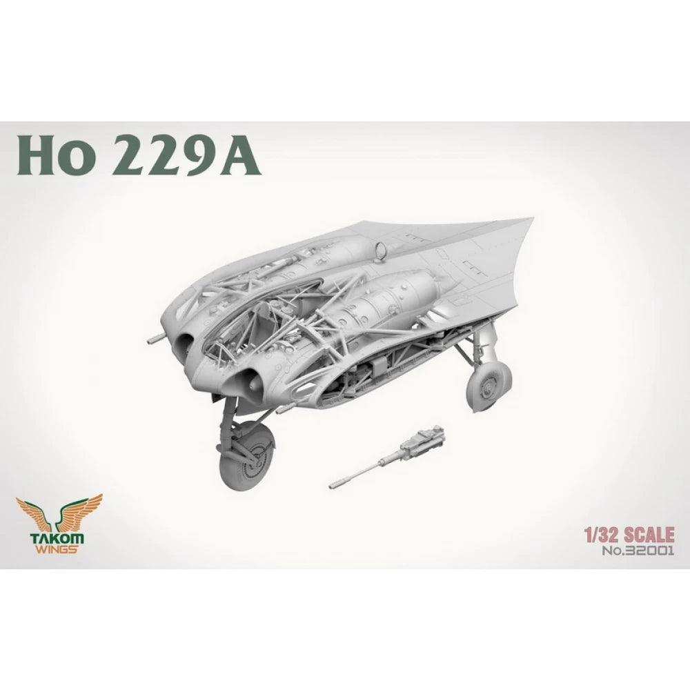 Takom 32001W Ho 229 Box - Ho 229A + Ho 229B + Ho 229 Pilot (Limited Edition) 1/32 – zdjęcie 6