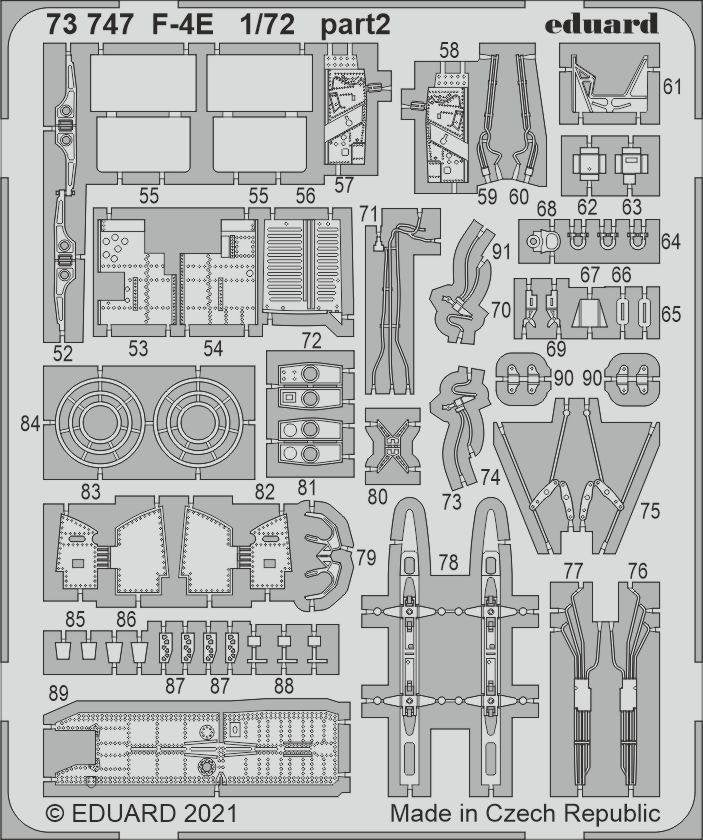 Eduard 73747 F-4E FINE MOLDS 1/72 – zdjęcie 2
