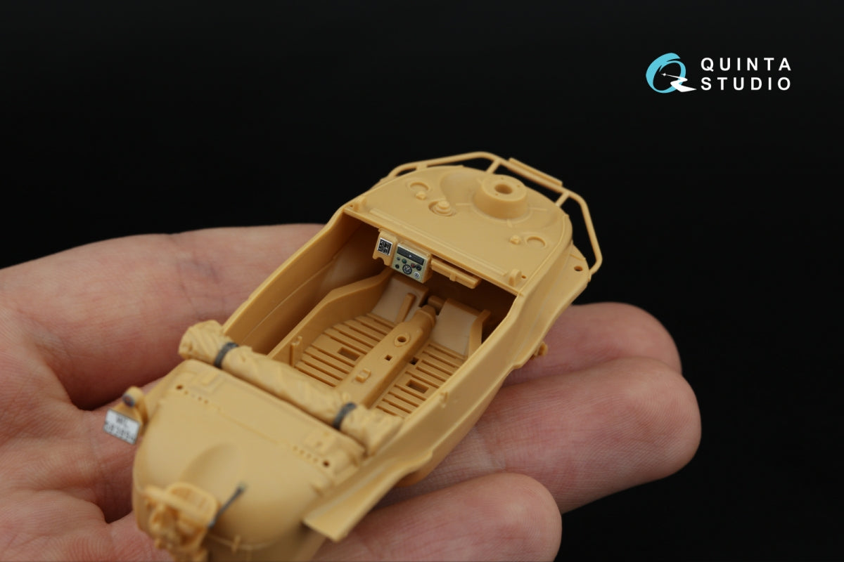 Quinta Studio QDS-48553 Schwimmwagen type 166 3D-Printed &amp;amp; coloured Interior on decal paper (Tamiya) (small version) 1/48 – zdjęcie 9