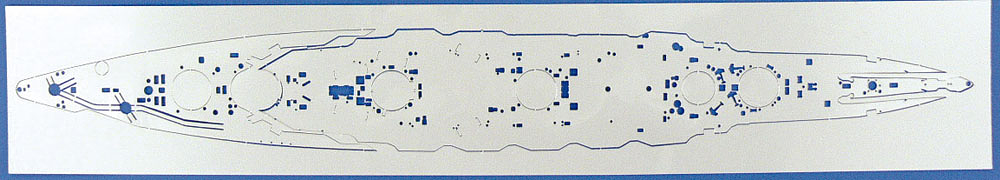 Planche de pont en plastique Aoshima 04990 Fuso 1/700