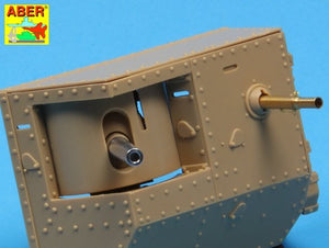 Aber 35L-155 Barrels for British WWI Tank Mark IV – Male 1/35 – image 7