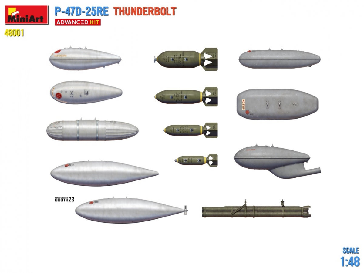 MiniArt 48001 P-47D-25RE Thunderbolt - Advanced Kit 1/48 – zdjęcie 16