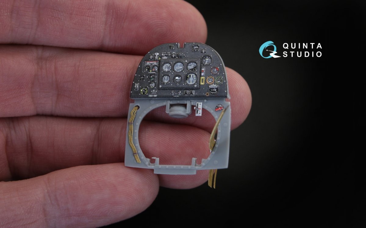 Quinta Studio QD32030 Spitfire Mk.V 3D-Printed &amp;amp; coloured Interior on decal paper (for Hobbyboss kit) 1/32 – zdjęcie 5