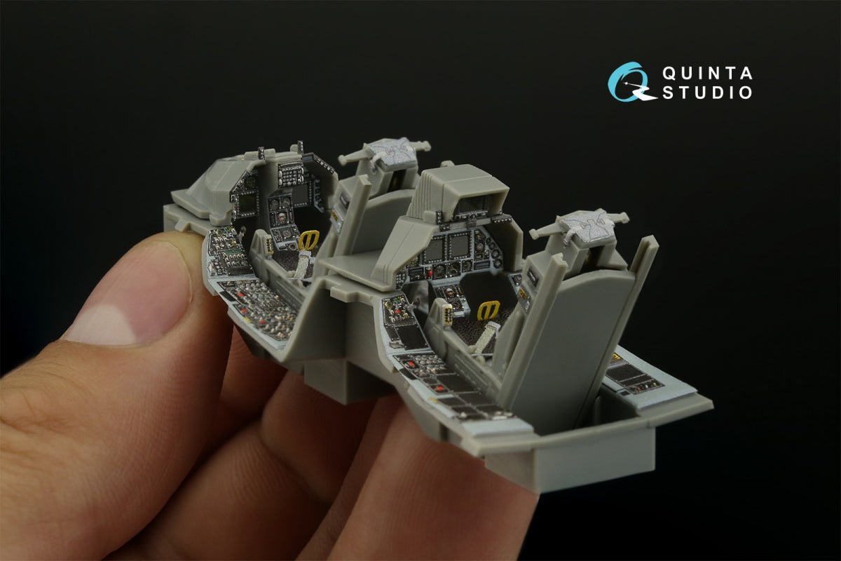 Quinta Studio QD48408 F-16D block 50 3D-Printed &amp;amp; coloured Interior on decal paper (Kinetic 2022 tool) 1/48 – zdjęcie 12
