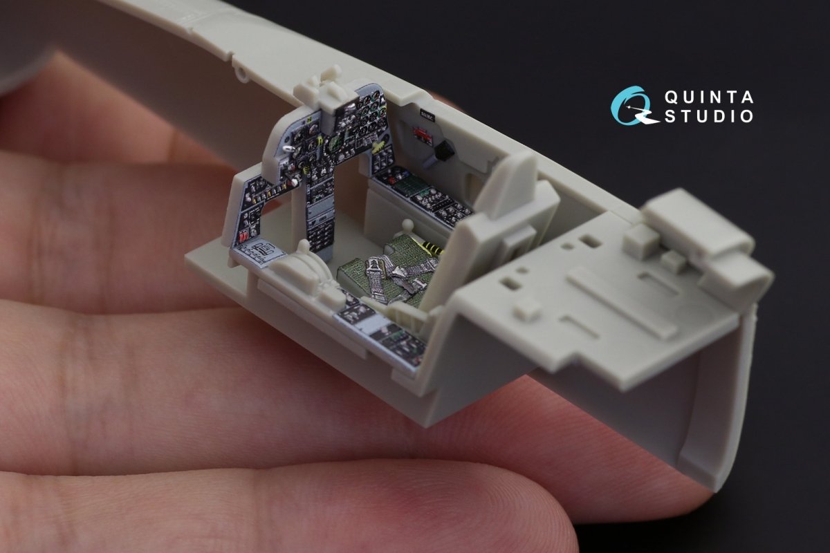 Quinta Studio QD48219 F-5E 3D-Printed &amp;amp; coloured Interior on decal paper (AFV club) 1/48 – zdjęcie 10