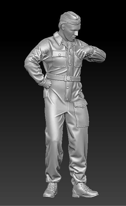 Glowel Miniatures 35008 WSS tank crew in overalls 1/35 – zdjęcie 4