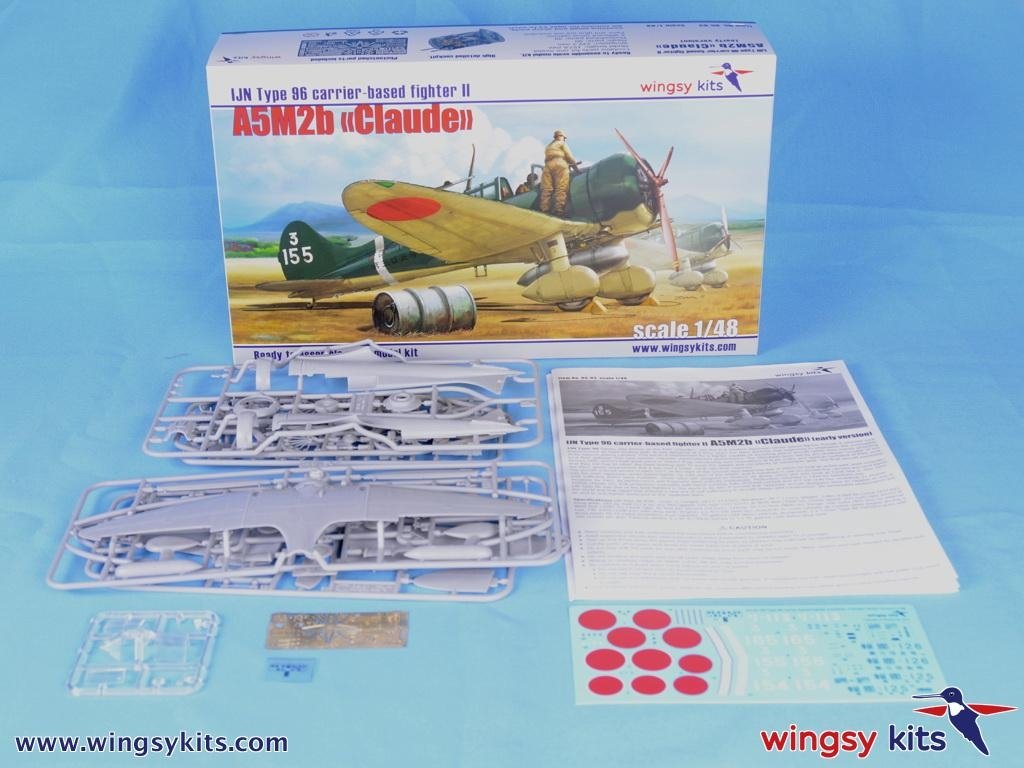 Wingsy Kits D5-03 IJN Type 96 carrier-based fighter II A5M2b “Claude” (early) 1/48 – zdjęcie 2
