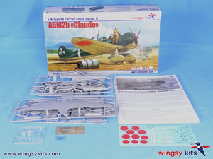 Wingsy Kits D5-03 IJN Type 96 carrier-based fighter II A5M2b “Claude” (early) 1/48 – zdjęcie 2