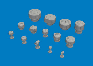Eduard 653018 IJN Ventilators PRINT 1/350 – zdjęcie 2