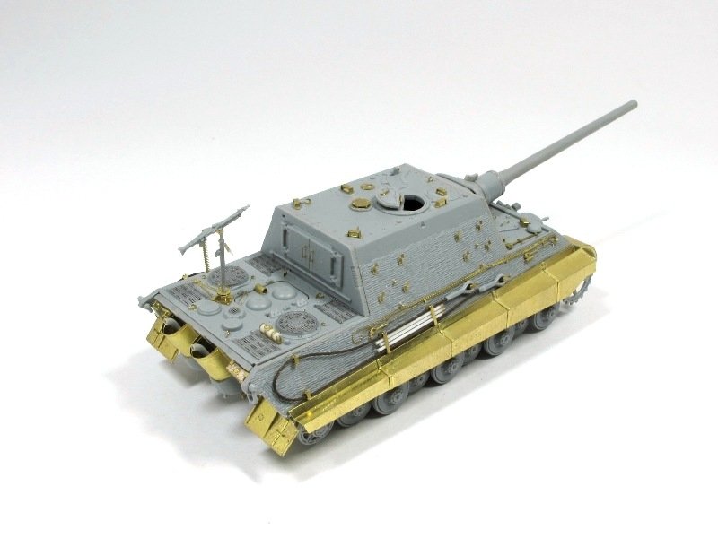 E.T. Model E72-022 WWII German Jagdtiger For DRAGON Kit 1/72 – zdjęcie 3