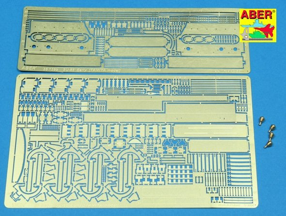 Aber 35139 canon de char soviétique SU-85 partie 1 ensemble de base (TAM) (1/35)