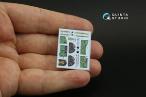Quinta Studio QD72042 Spitfire Mk.IX 3D-Printed &amp;amp; coloured Interior on decal paper (Eduard) 1/72 – zdjęcie 4