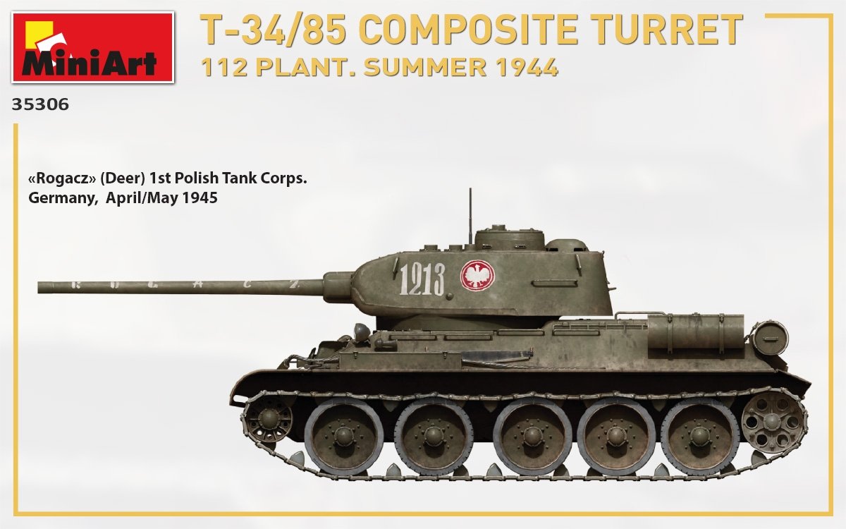 MiniArt 35306 T-34/85 COMPOSITE TURRET. 112 PLANT. SUMMER 1944 1/35 – image 16